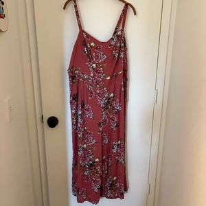 Torrid Floral Lightweight Romper with Pockets